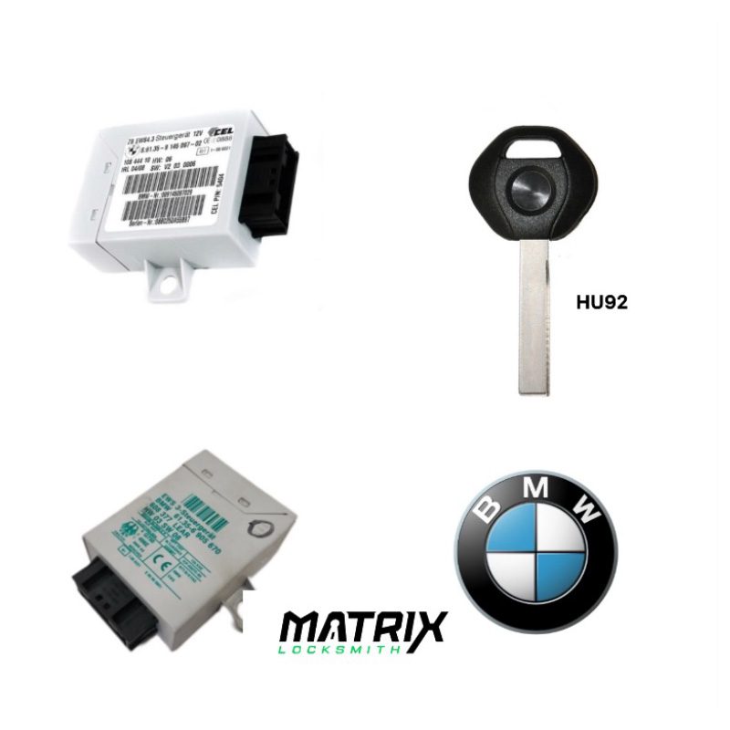 Regular Key Programming for BMW EWS-3 & EWS-4 - HU92 (Two Chip Keys)