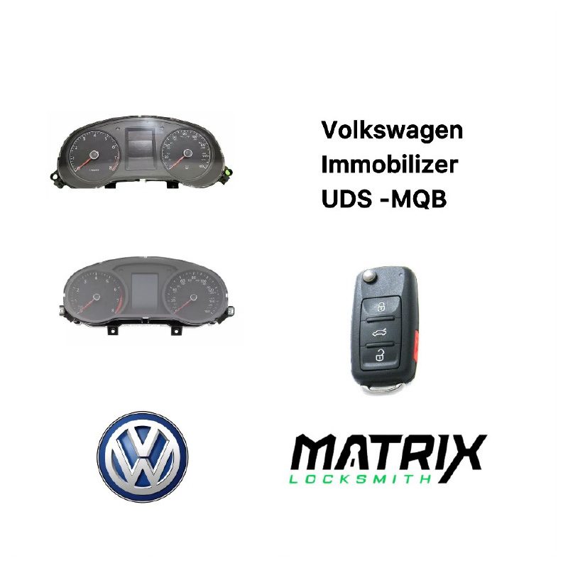 Remote Key Programming for Volkswagen with UDS and MQB Immobilizer (Two Remote Keys)